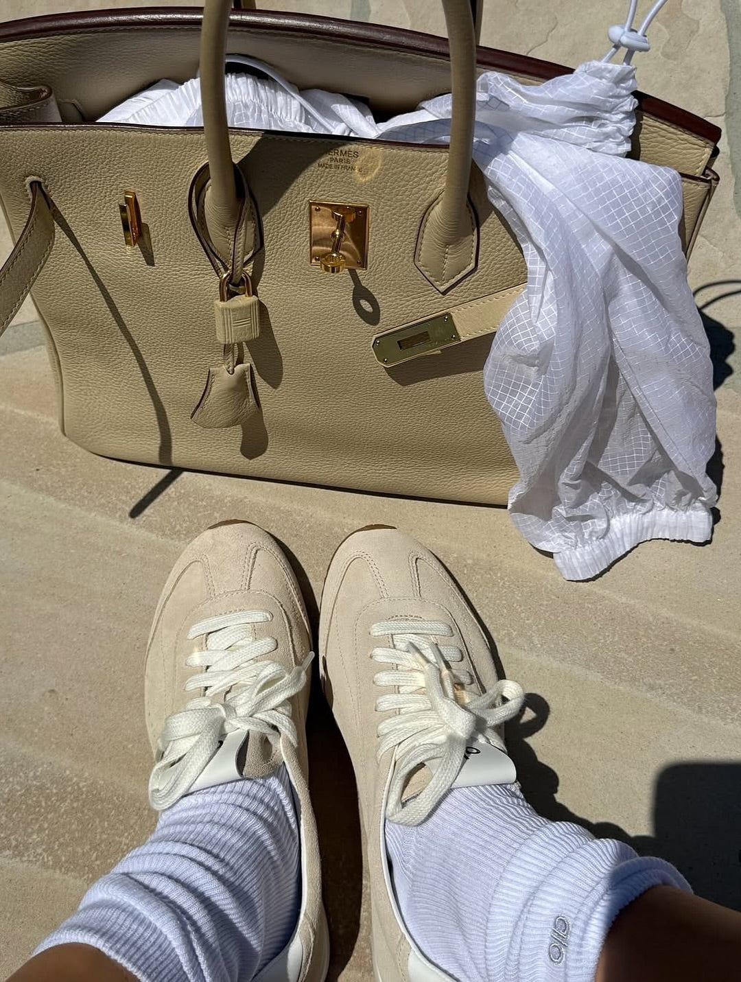 ALO Sunset Sneaker Sand