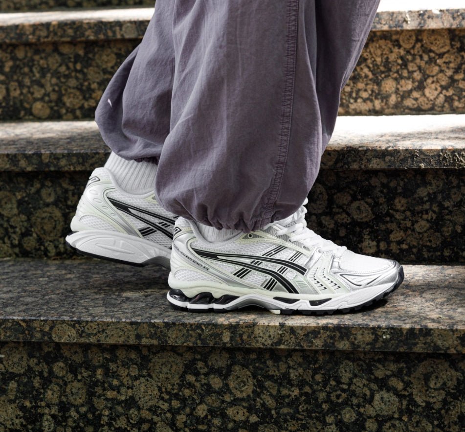 Asics GEL - KAYANO 14 White Black - HADNUS