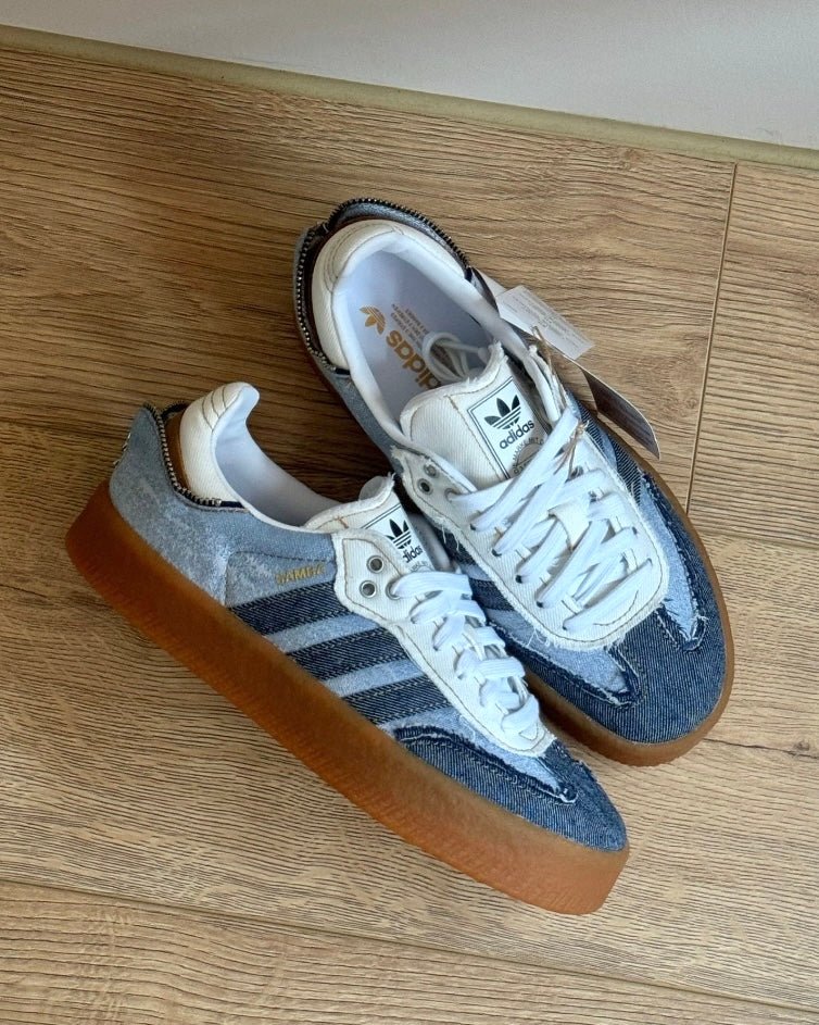 atmos x Adidas SAMBAE W Stacked Denim - HADNUS