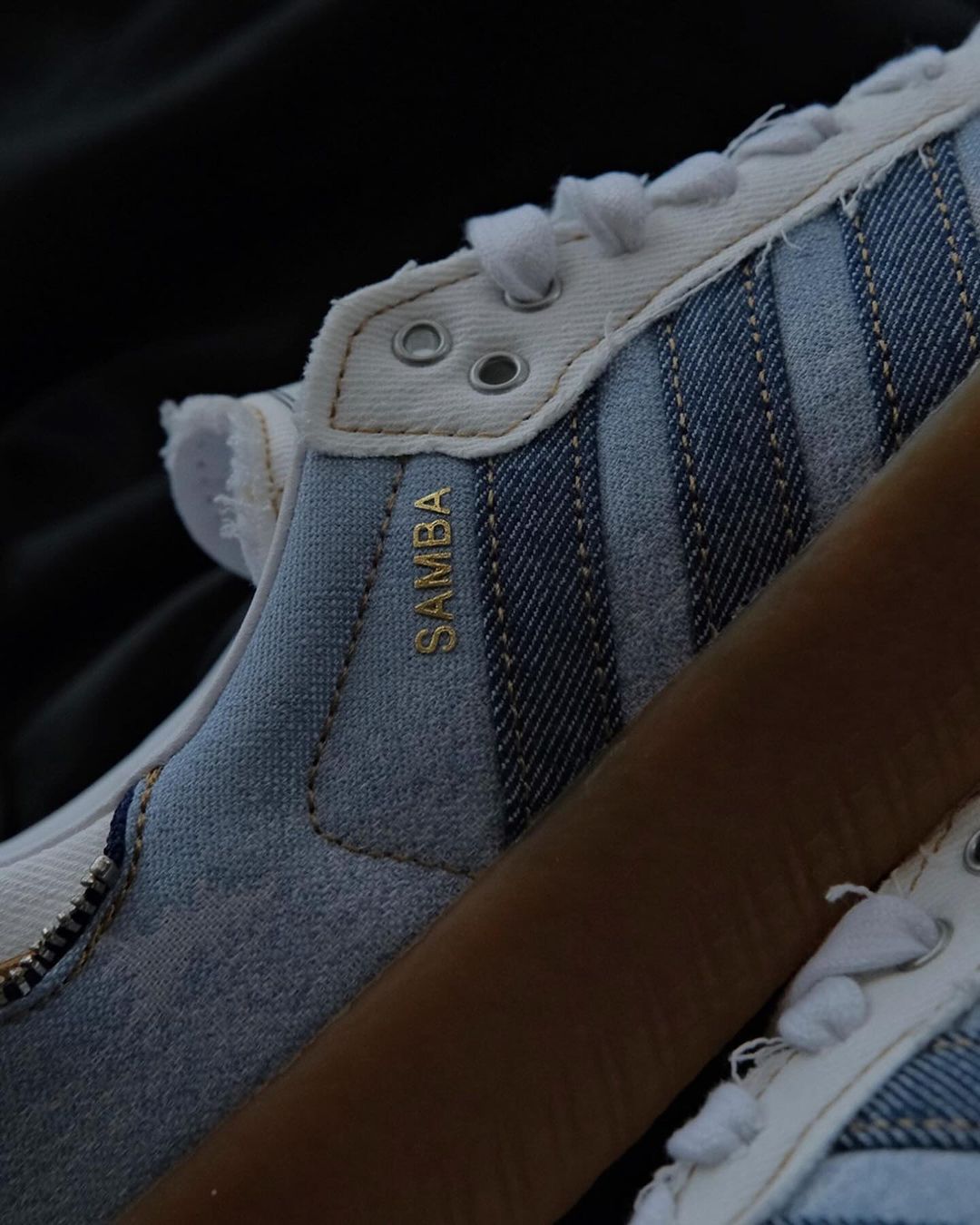 atmos x Adidas SAMBAE W Stacked Denim - HADNUS