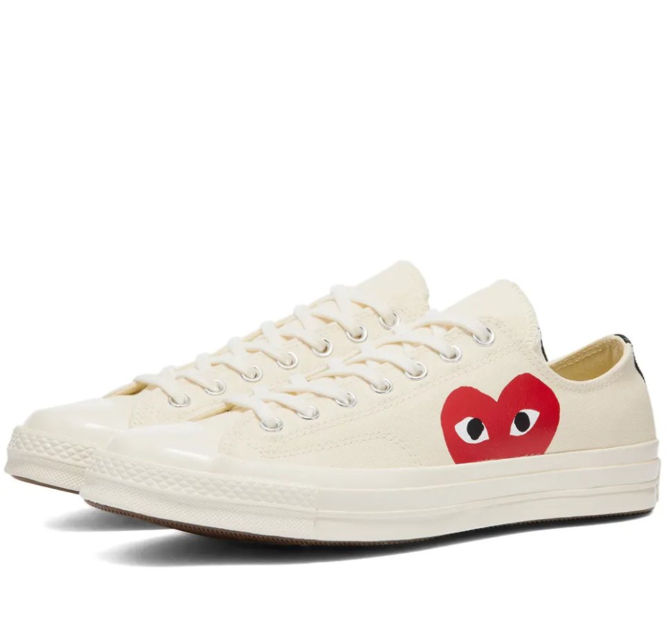 Comme Des Garcons Play X Converse Chuck Taylor 1970s Ox - HADNUS