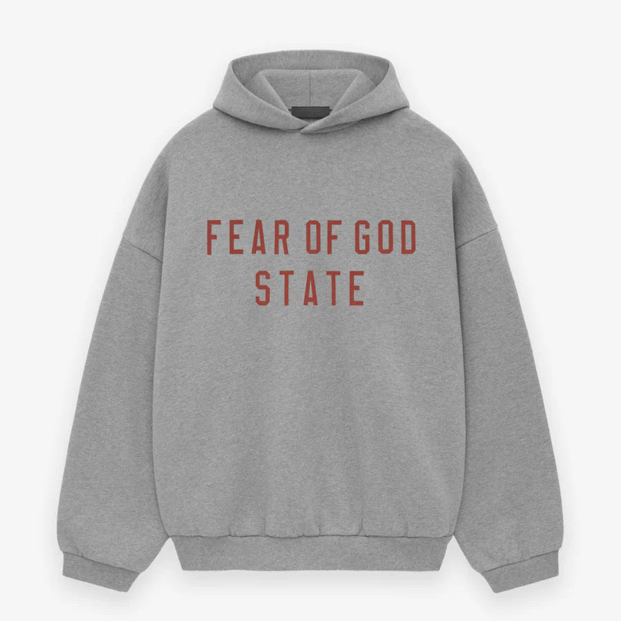 Fear of God Fleece Hoodie Gery - HADNES