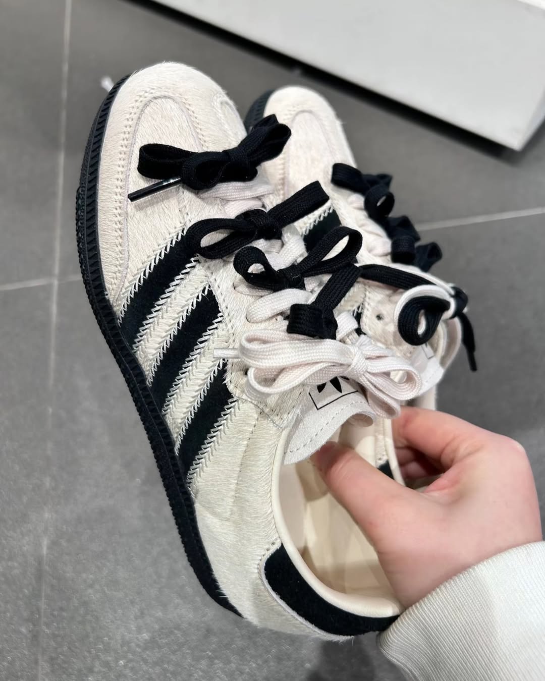 ADIDAS SAMBA OG "COW HAIR"奶油白 JP5329 - HADNES