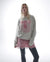 Mardi Mercredi Sweatshirt Flowermardi Needlework Oatmeal Pink - HADNES