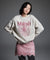 Mardi Mercredi Sweatshirt Flowermardi Needlework Oatmeal Pink - HADNES