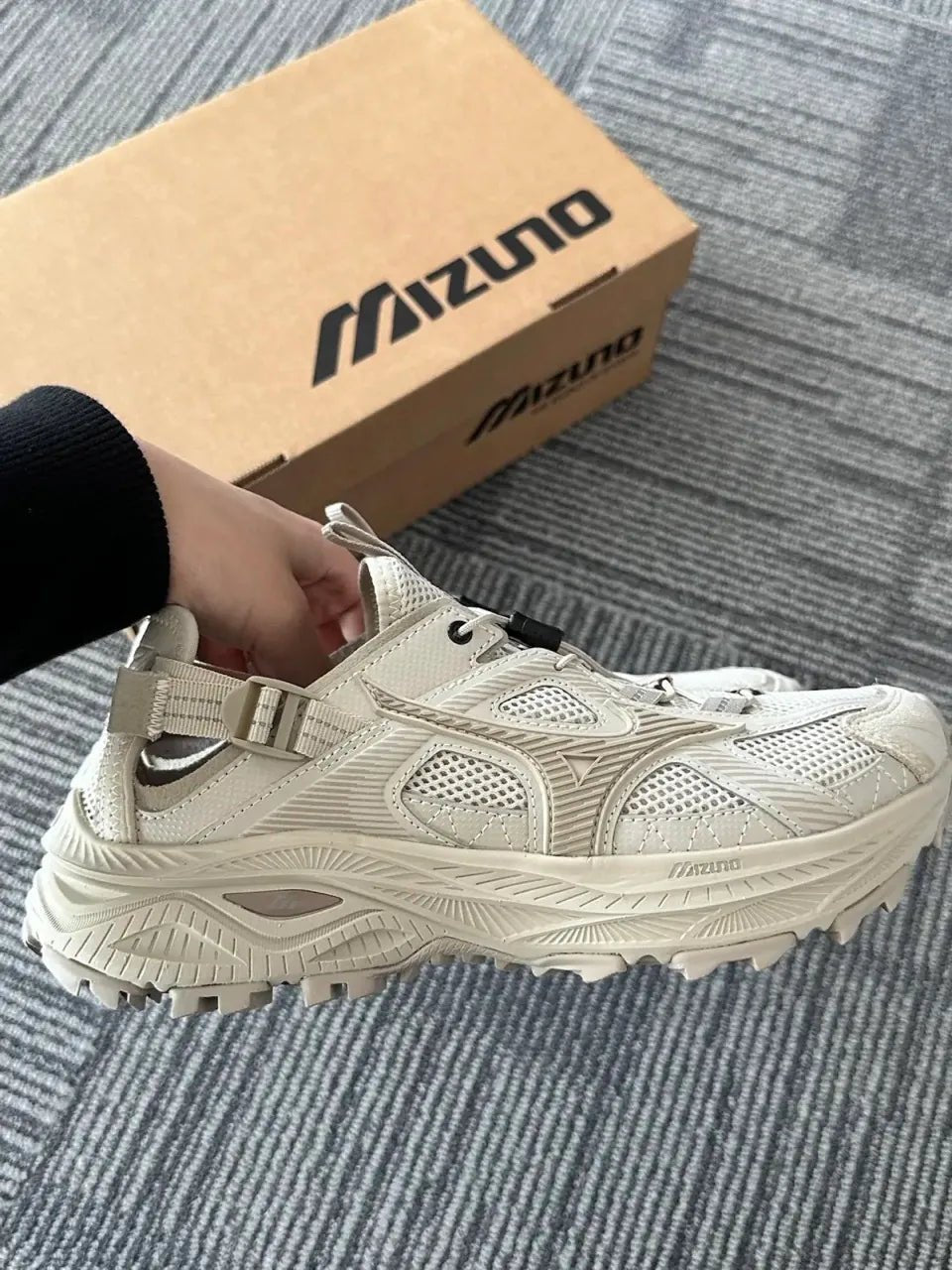 MIZUNO RACER TRAIL SE 奶茶灰 D1GH241905 - HADNES