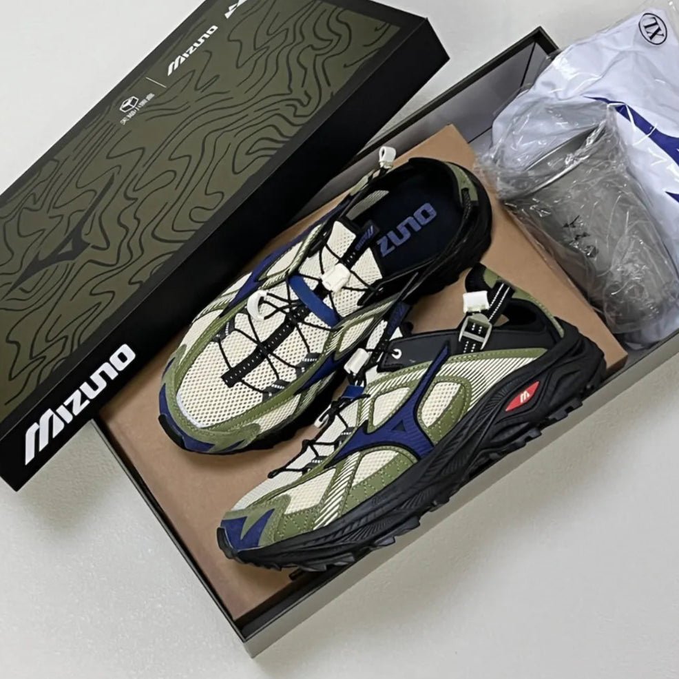 Mizuno Racer Trail SE ''Olive'' 機能涼鞋 橄欖綠 - HADNES