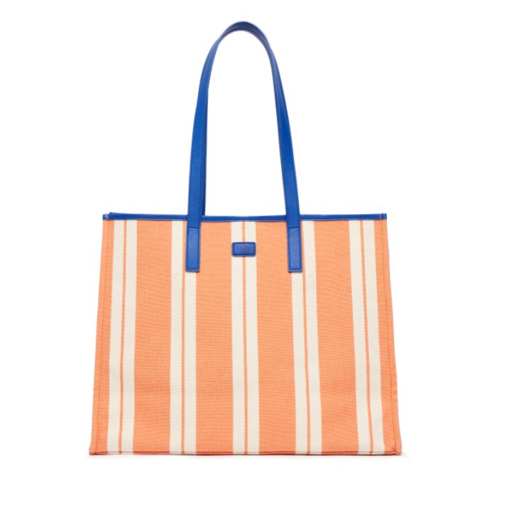 大人氣 - Mlb Ethnic Stripe Tote Bag Boston Redsox - HADNUS