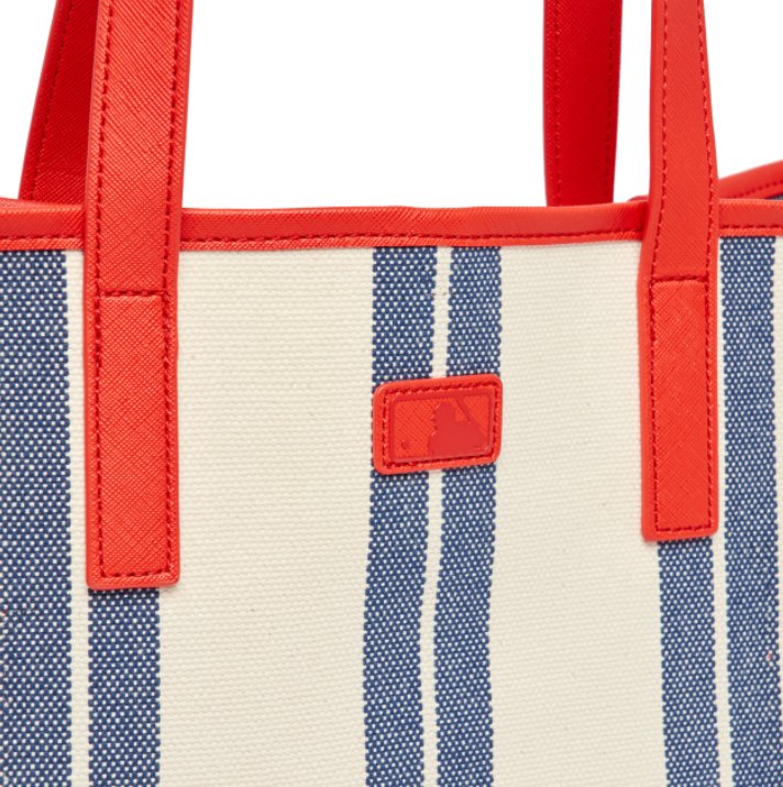 大人氣 - Mlb Ethnic Stripe Tote Bag Boston Redsox - HADNUS