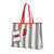 大人氣 - Mlb Ethnic Stripe Tote Bag Boston Redsox - HADNUS