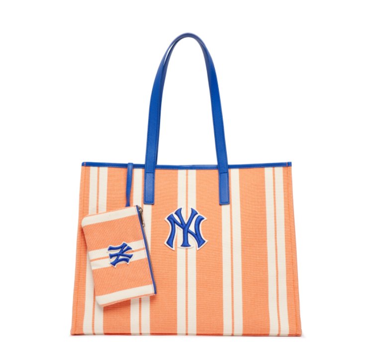 大人氣 - Mlb Ethnic Stripe Tote Bag Boston Redsox - HADNUS