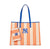 大人氣 - Mlb Ethnic Stripe Tote Bag Boston Redsox - HADNUS