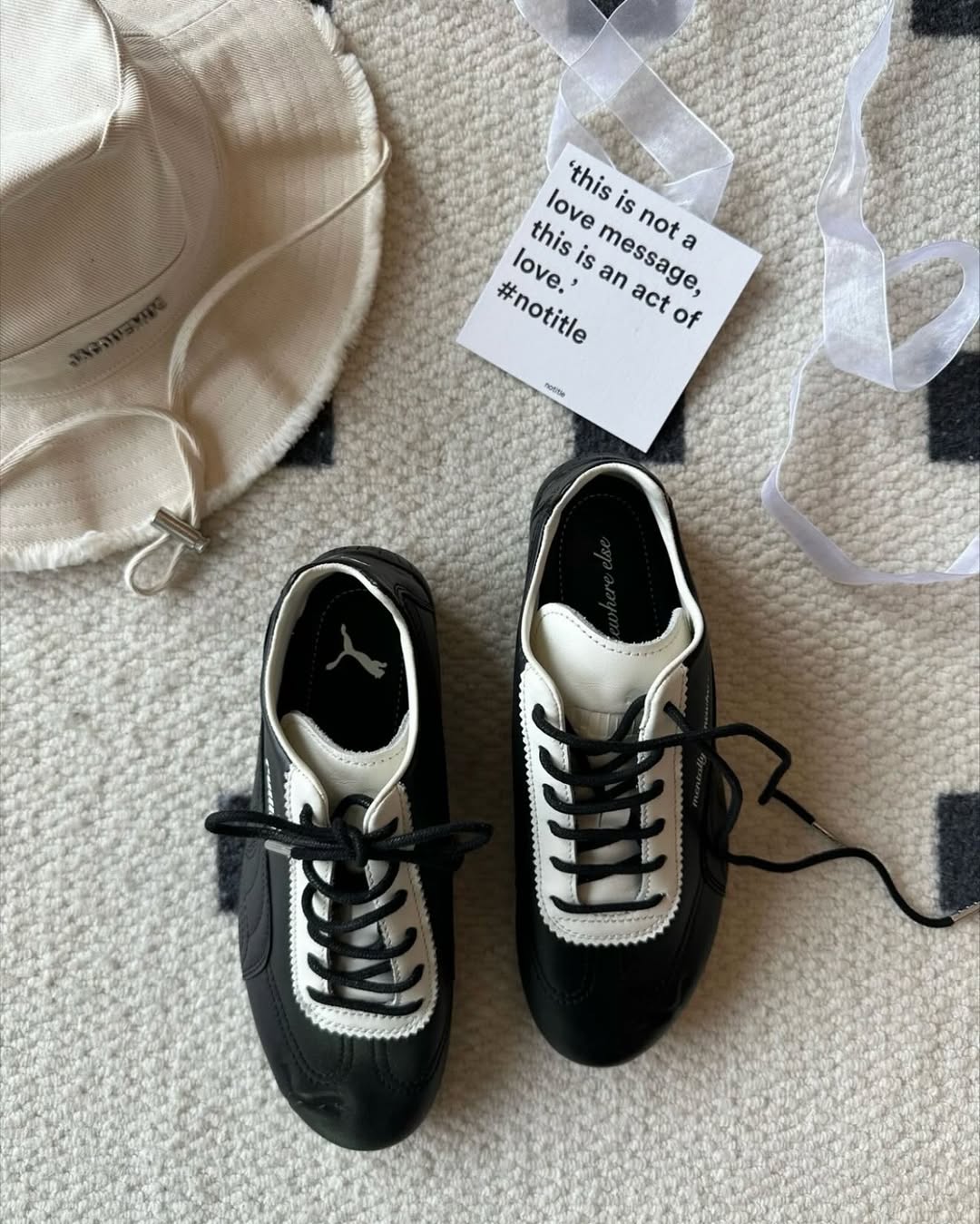 聯名款 Noafterno × PUMA Speedcat Black White