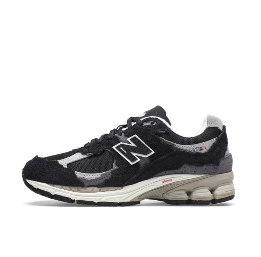 New Balance 2002r Protection Pack Black Grey - HADNUS