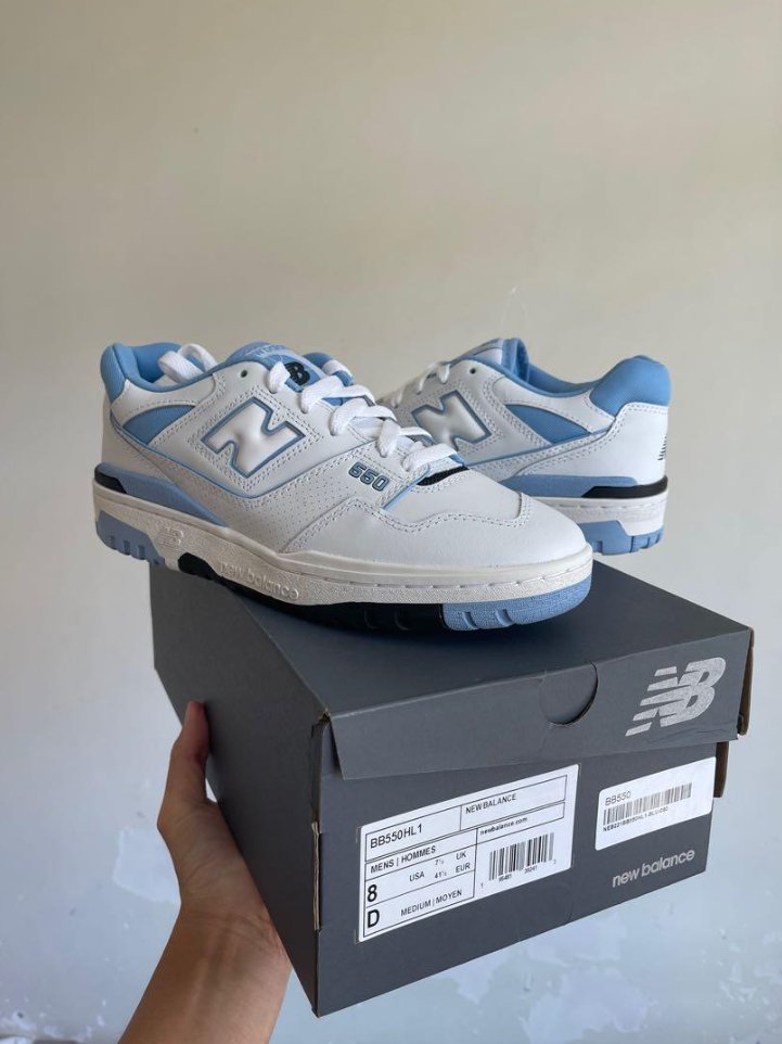 New Balance 550 White Blue - HADNUS