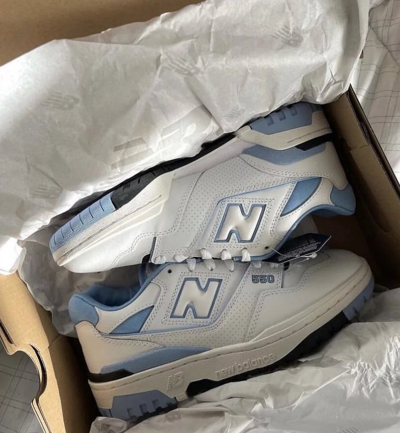 New Balance 550 White Blue - HADNUS