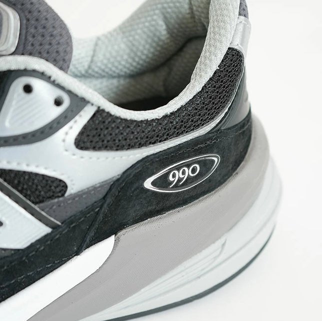 New Balance 990v6 Black Grey - HADNUS