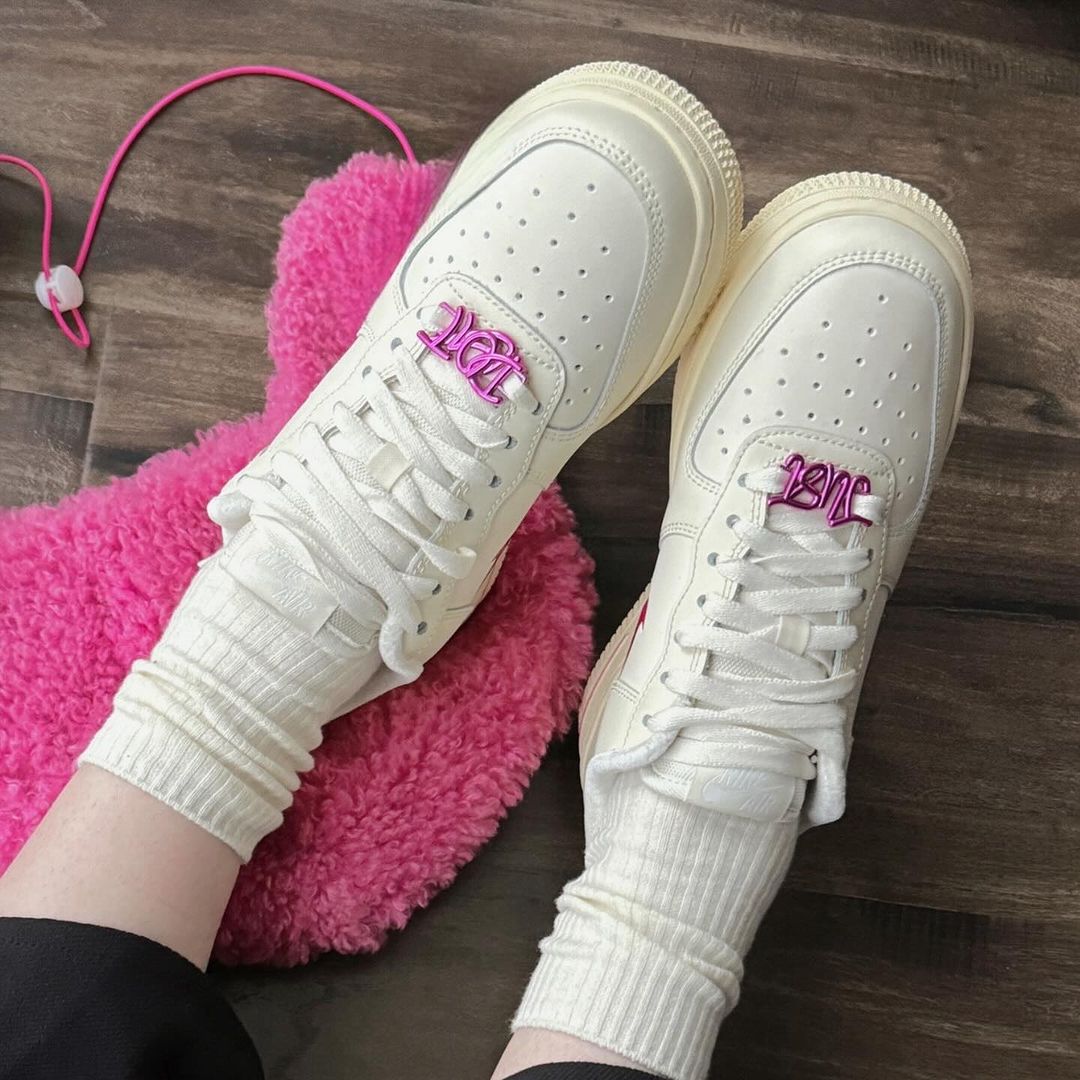 Nike Air Force 1 &#39;07 Coconut Milk &amp; Playful Pink - HADNUS