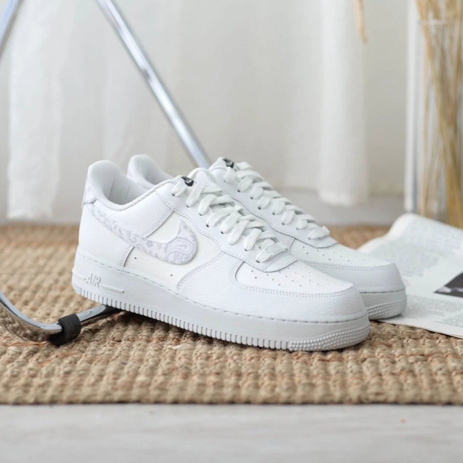 Nike Air Force 1 `07 Ess White Gery Paisley - HADNUS