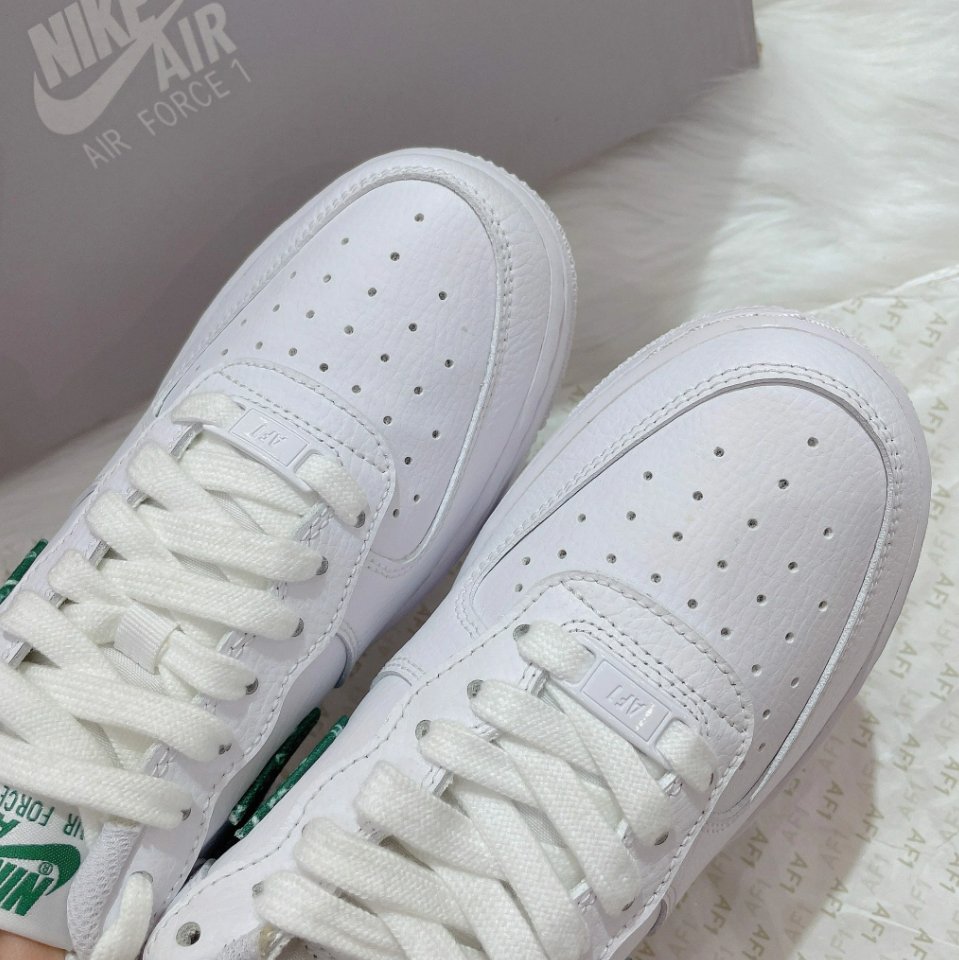 Nike Air Force 1 `07 Ess White Green Paisley - HADNUS