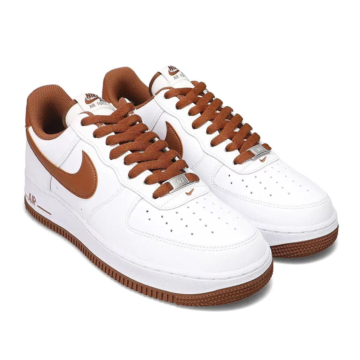 Nike Air Force 1 07 White/Pecan Brown - HADNUS