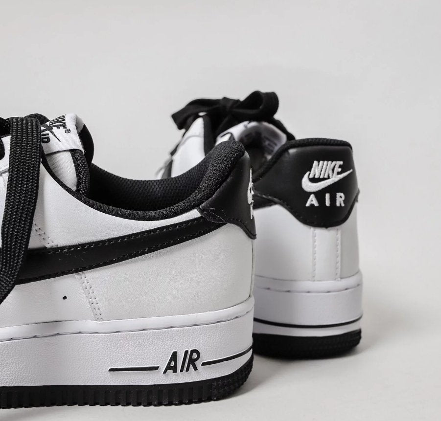 Nike Air Force 1 Af1 全白 黑勾 - HADNUS