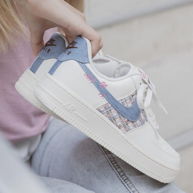 Nike Air Force 1 Denim Blue 小香風 - HADNUS