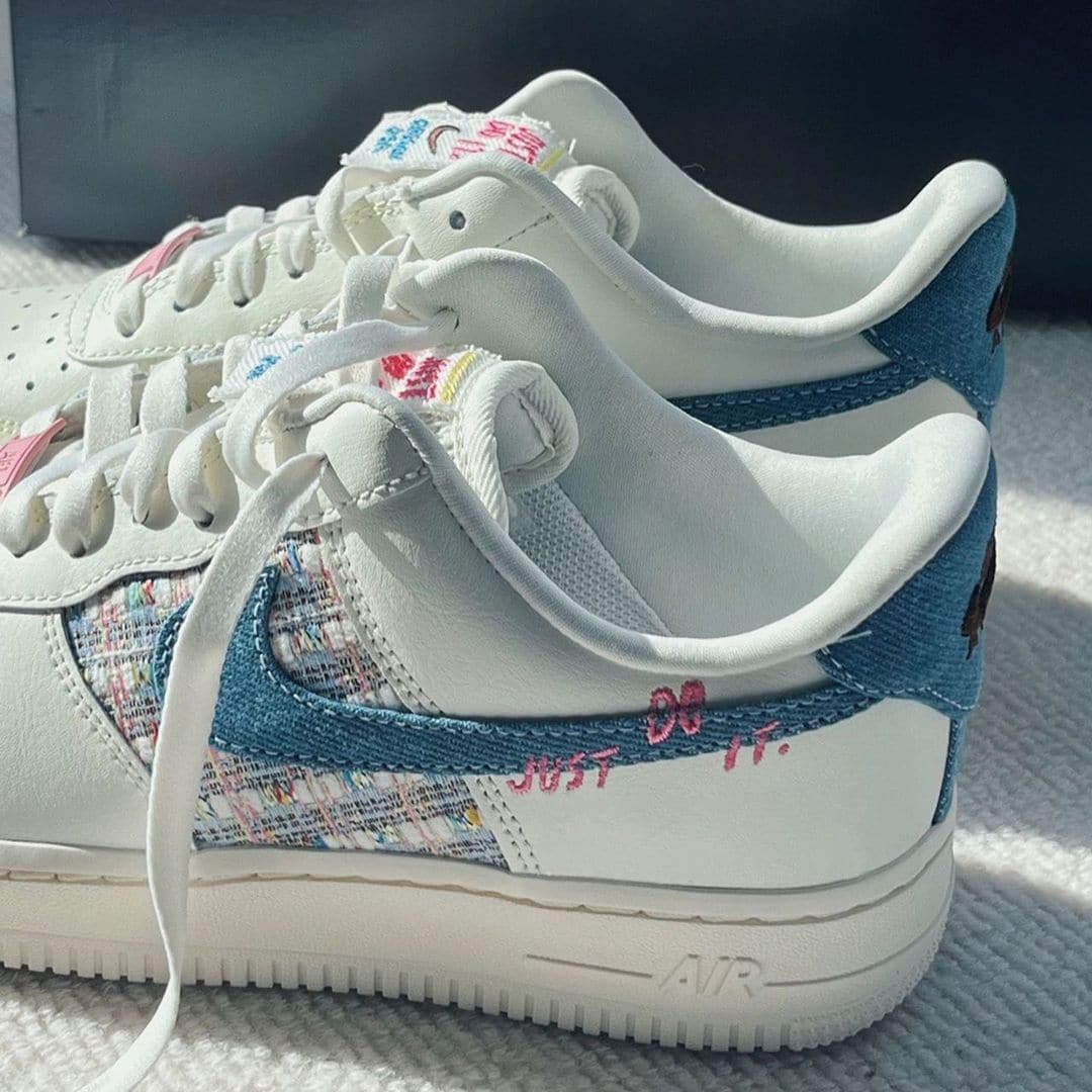 Nike Air Force 1 Denim Blue 小香風 - HADNUS