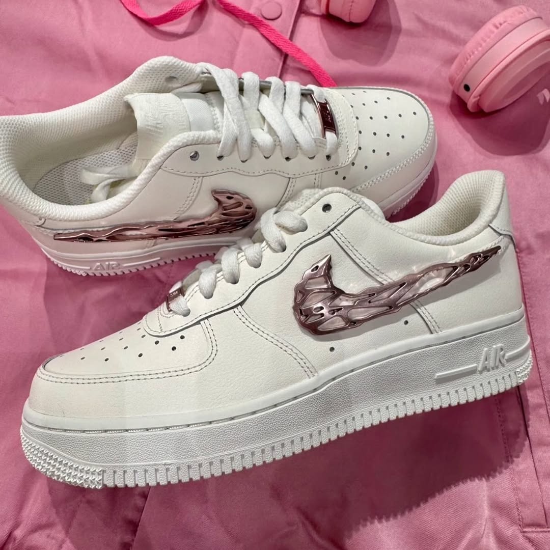 Nike Air Force 1 Low &quot;Molten Swoosh&quot; 液態玫瑰金 - HADNUS