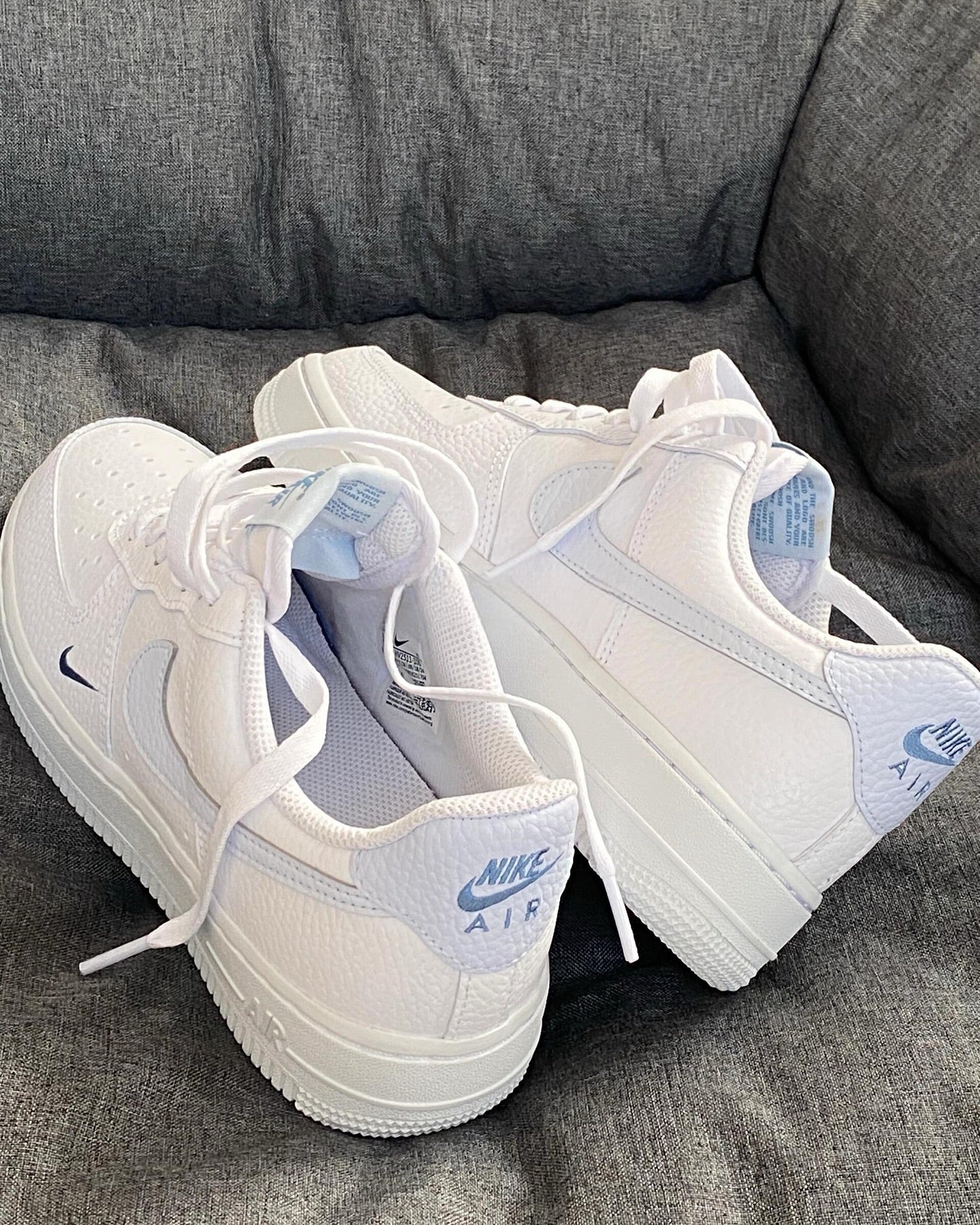 Nike Air Force 1 Low (WMNS) White Blue HV2511 - 100 - HADNES