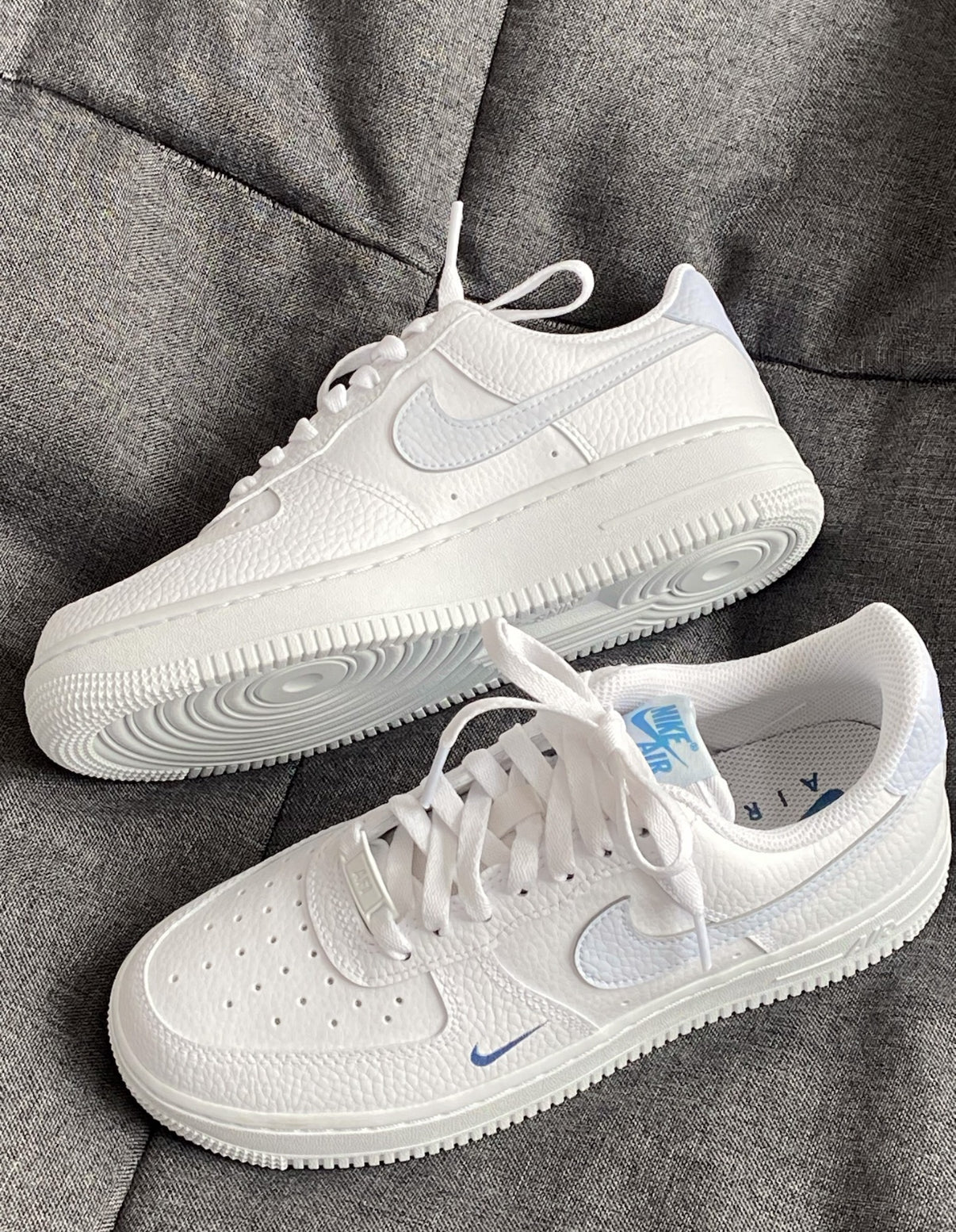 Nike Air Force 1 Low (WMNS) White Blue HV2511 - 100 - HADNES