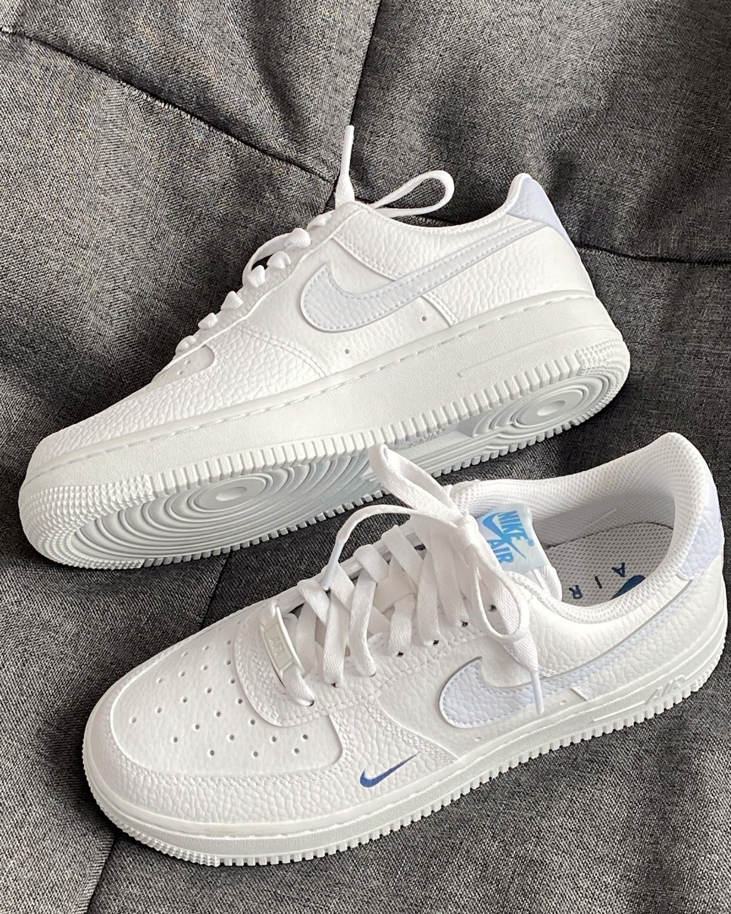 Nike Air Force 1 Low (WMNS) White Blue HV2511 - 100 - HADNES