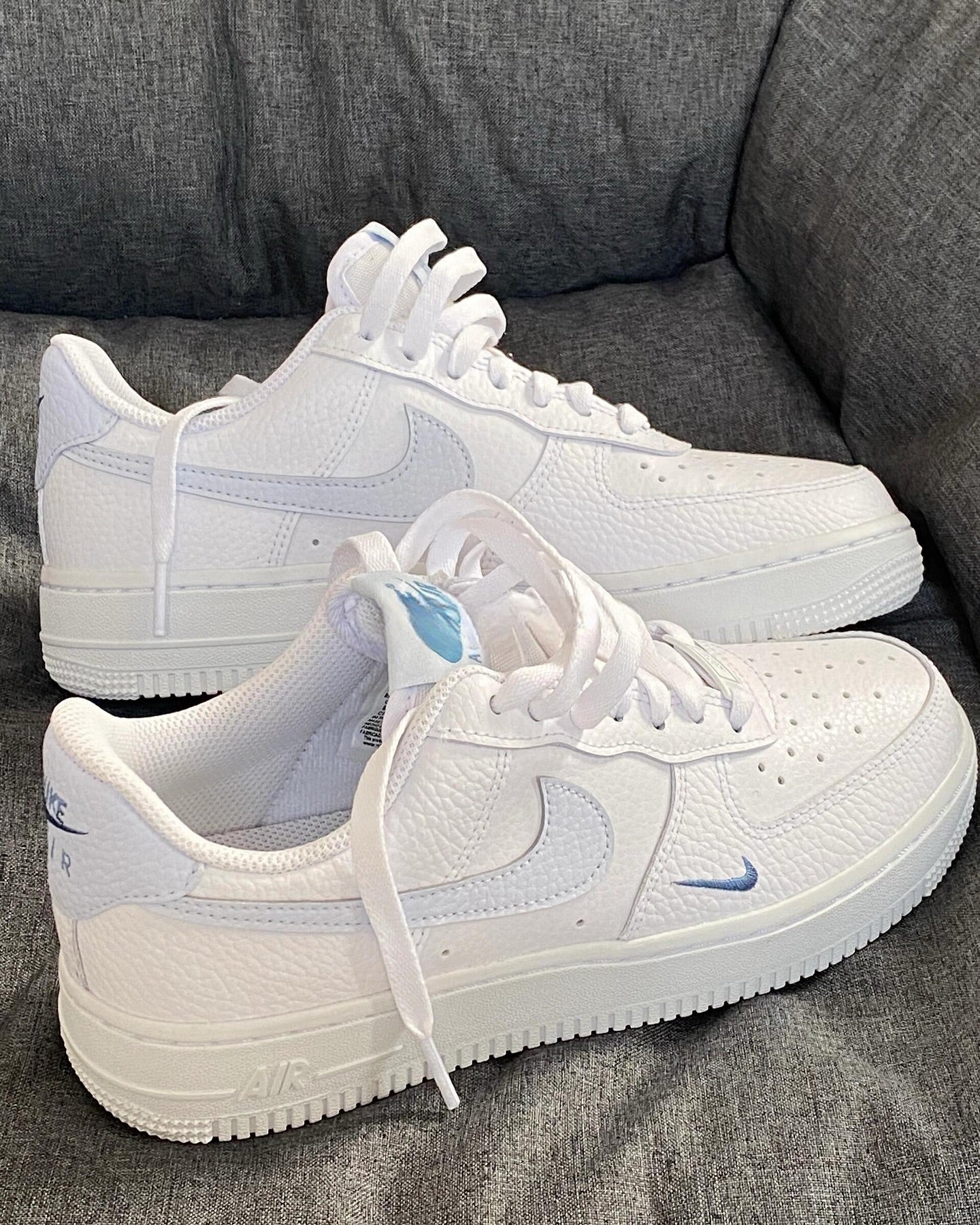 Nike Air Force 1 Low (WMNS) White Blue HV2511 - 100 - HADNES