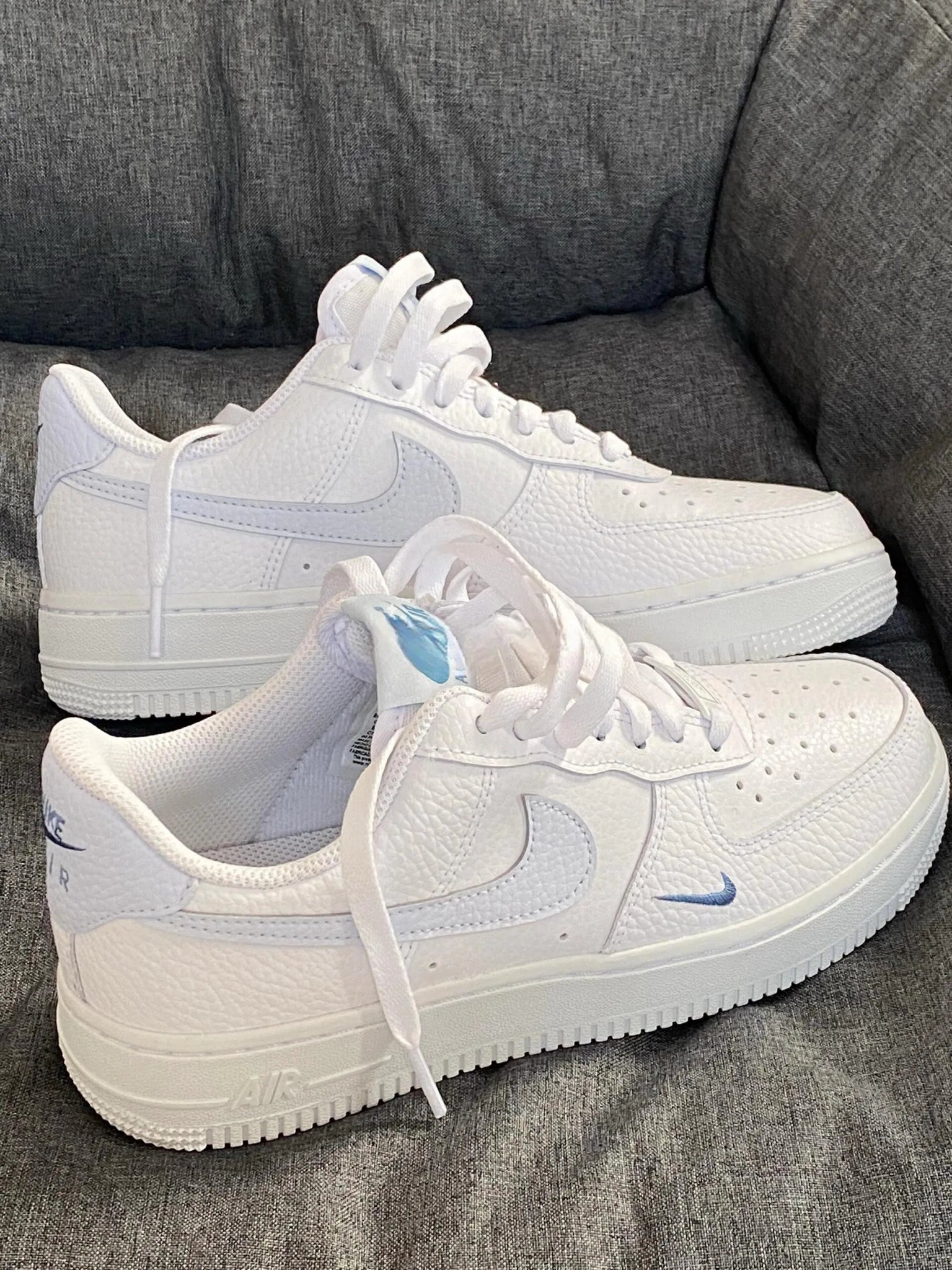 Nike Air Force 1 Low (WMNS) White Blue HV2511 - 100 - HADNES