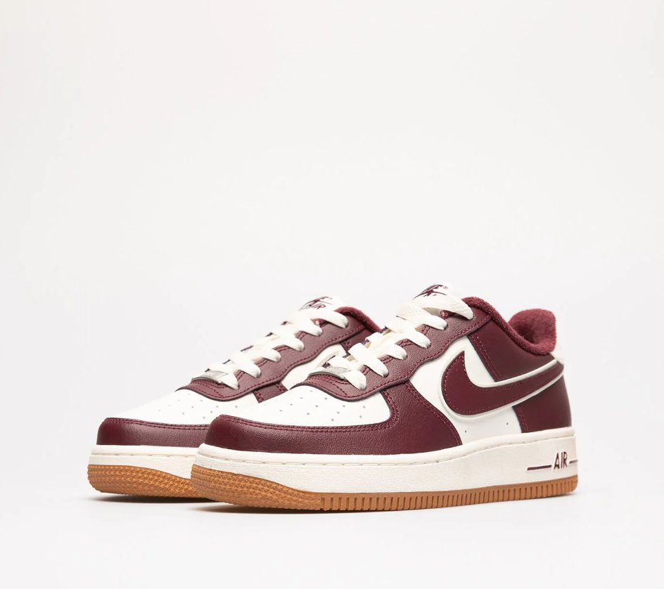 限時優惠! Nike Air Force 1 Lv8 酒紅餅乾 - HADNUS