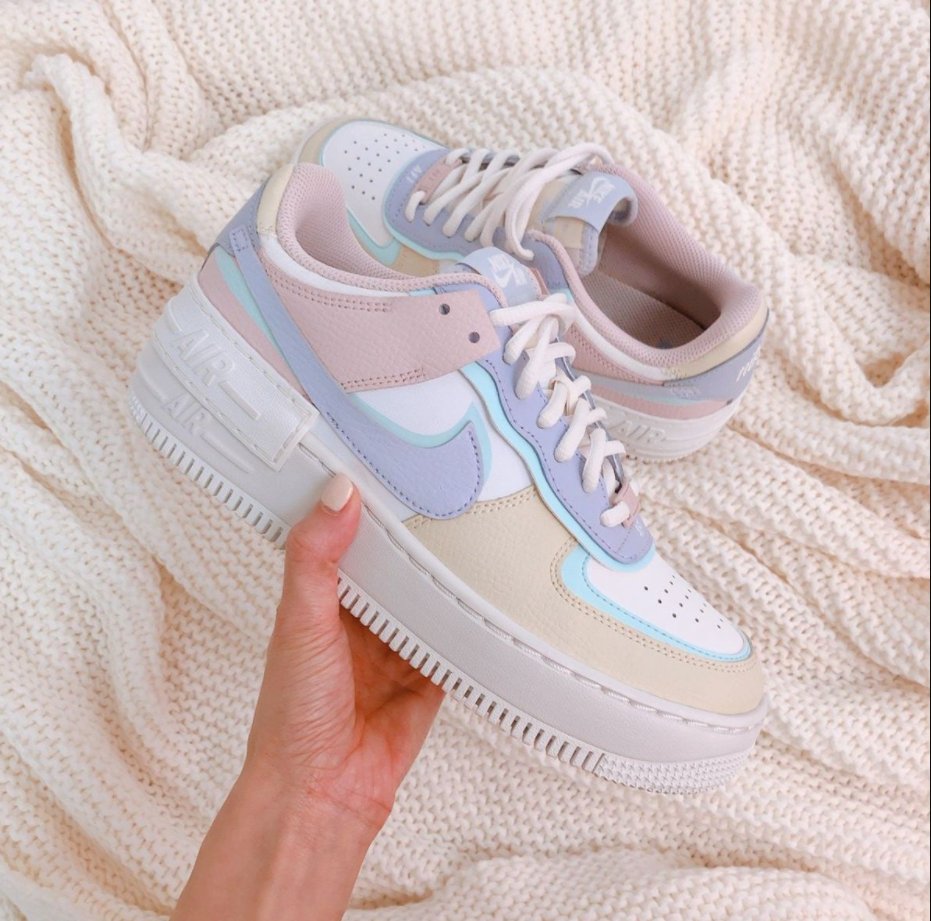 【清倉特惠】Nike Air Force 1 Shadow 馬卡龍色 - HADNUS