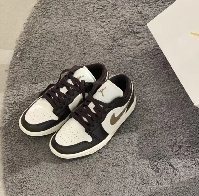 Nike Air Jordan 1 Low 摩卡棕 - HADNUS