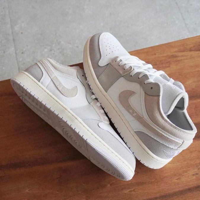 Nike Air Jordan 1 Low Se Craft Tech Grey 奶油灰 - HADNUS