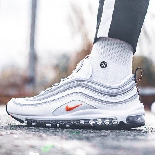 Nike Air Max 97 White/Cone - HADNUS