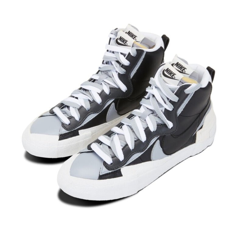 Nike Blazer Mid sacai Black Grey - HADNUS