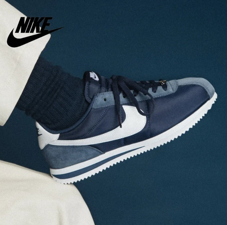 Nike Cortez Nylon Midnight Navy White - HADNUS