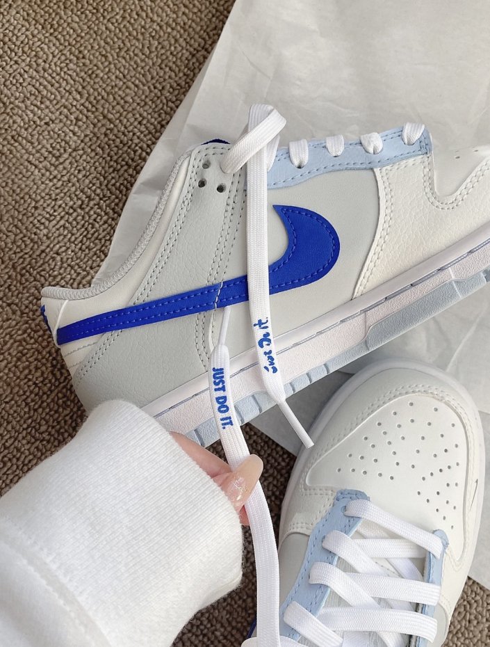 Nike DunK Low "Ivory Hyper Royal" - HADNUS