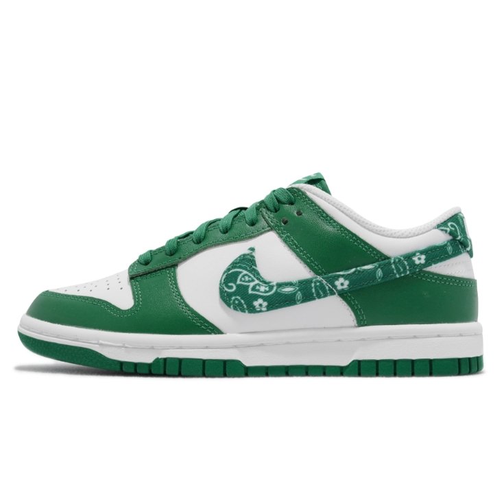 Nike Dunk Low Paisley Pack Green - HADNUS