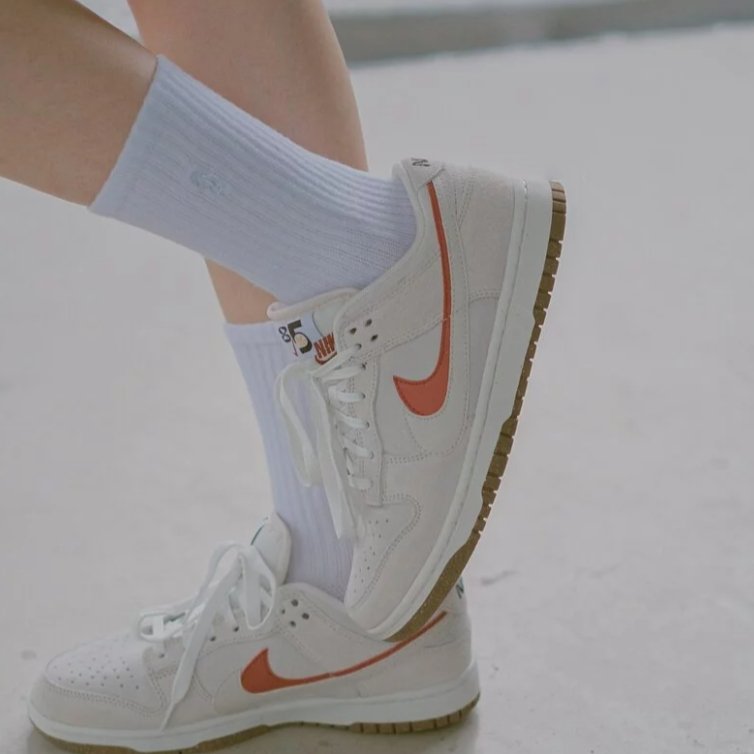 現貨 - Nike Dunk Low Se 85 Double &quot;Sail Orange&quot; - HADNUS