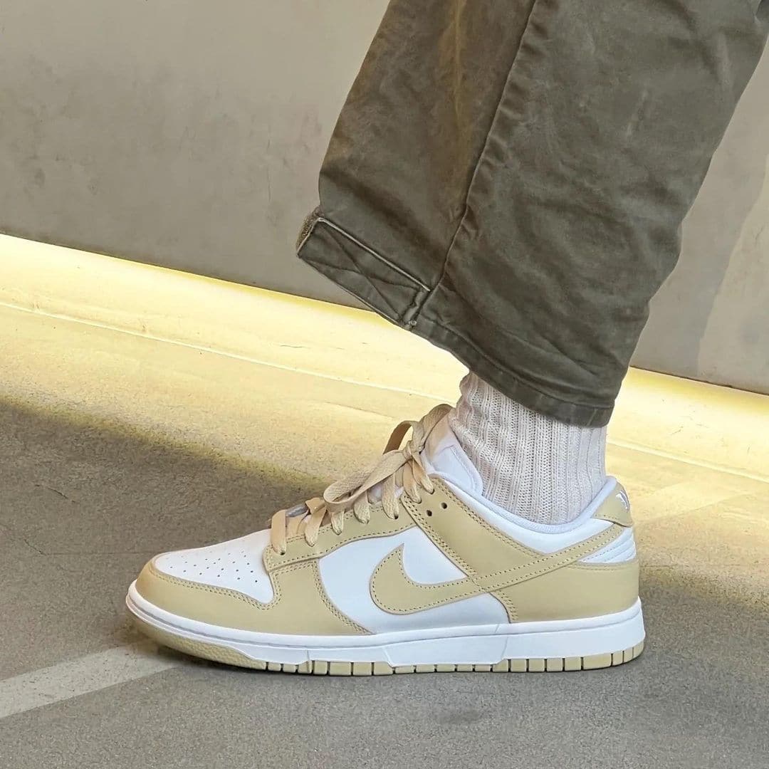 Nike Dunk Low Team Gold and White - HADNUS