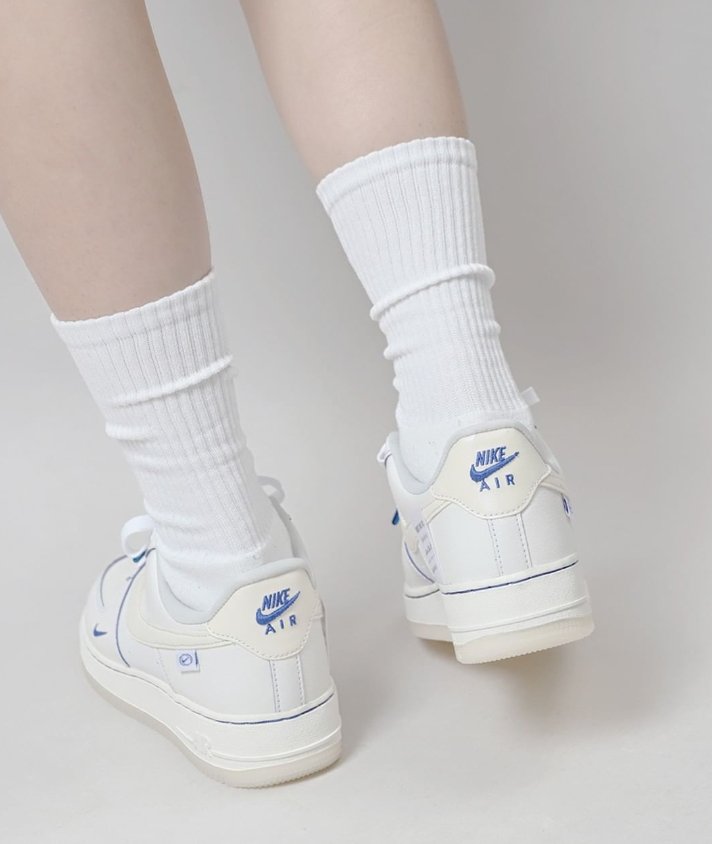 Nike W Air Force 1 07 Lx "White Sail Blue" - HADNUS