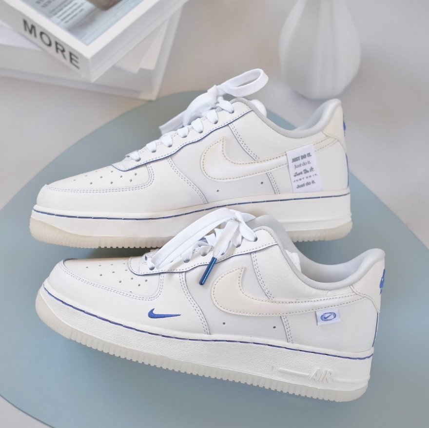 [清倉特惠]Nike W Air Force 1 07 Lx "White Sail Blue" - HADNUS