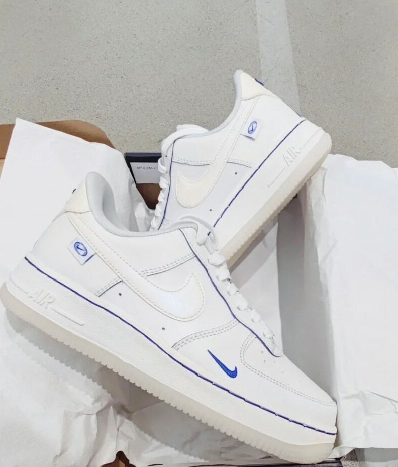 [清倉特惠]Nike W Air Force 1 07 Lx "White Sail Blue" - HADNUS