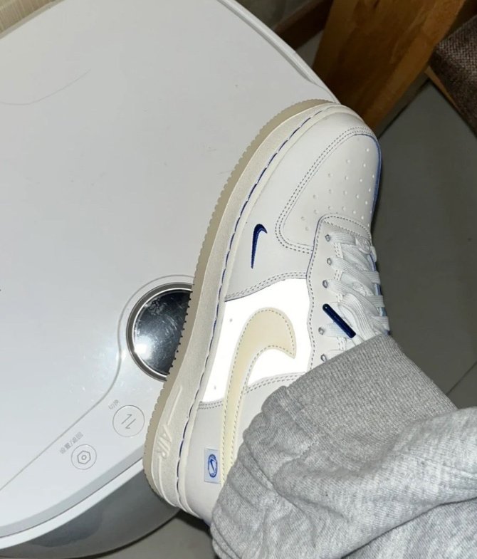 Nike W Air Force 1 07 Lx "White Sail Blue" - HADNUS