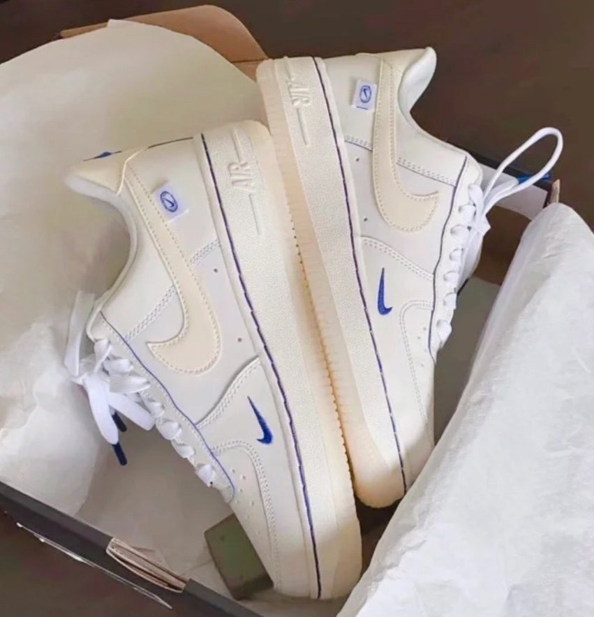 [清倉特惠]Nike W Air Force 1 07 Lx "White Sail Blue" - HADNUS